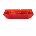 Truck-Lite Led, Red Rectangular, 1 Diode, Marker Clearance Light, Pc, 2 Screw, Reflectorized 21251R3